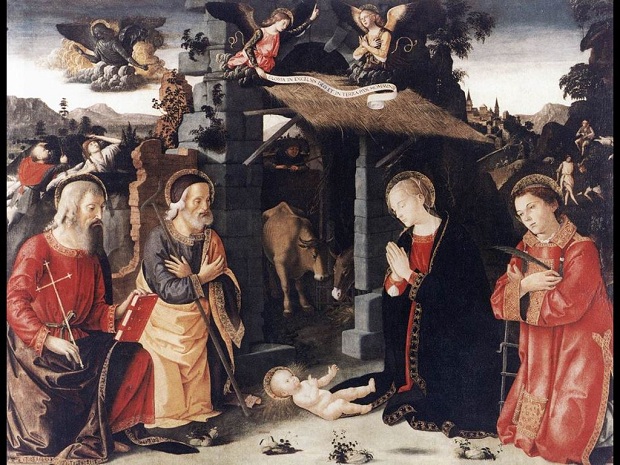 Imagem do Nascimento de Cristo